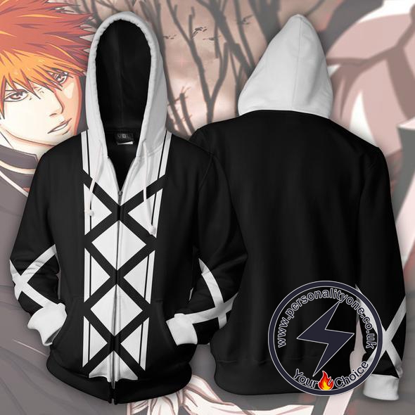 Bleach Ichigo Hollow Zip Up Hoodie Jacket